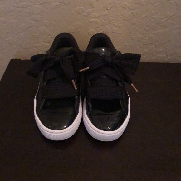 Puma Shoes - Puma Basket Heart Patent Sneaker
